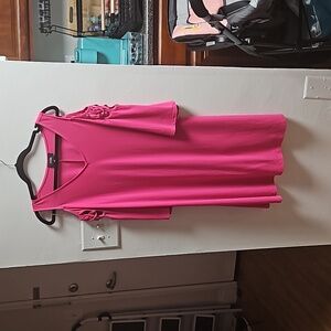 Msk pink off shoulder dress